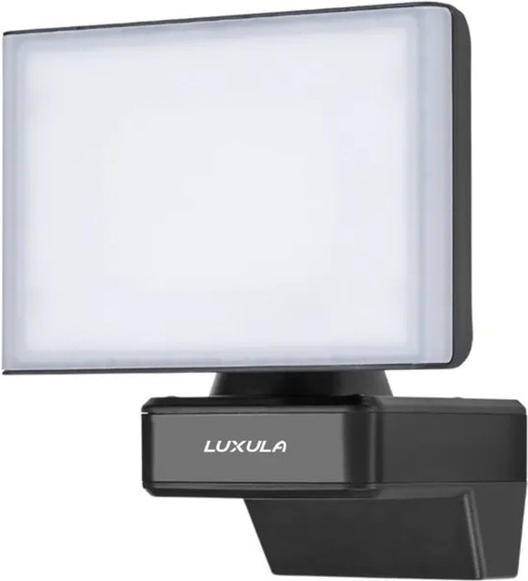 LUXULA LED Strahler Fluter 20W 2100lm 4000K Neutralweiß Schwarz IP54 Schwenkbare Außenwandleuchte aus Aluminiumguss - Bild 1