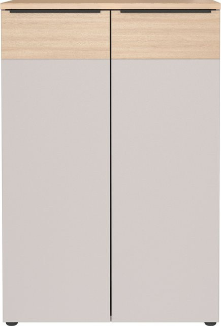 Germania Aktenschrank GW-Oviedo 4440-654 in Kaschmir und Lindberg-Eiche-Nb. mit Soft-Close-Türdämpfung, B/H/T: 80 x 120 x 40 cm - Bild 1