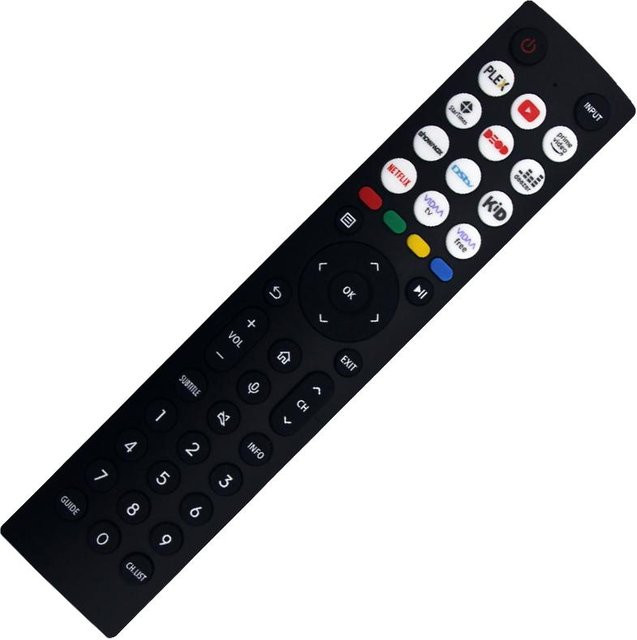 ERF2I36H Fernbedienung kompatibel mit Hisense TV in Schwarz - Bild 1