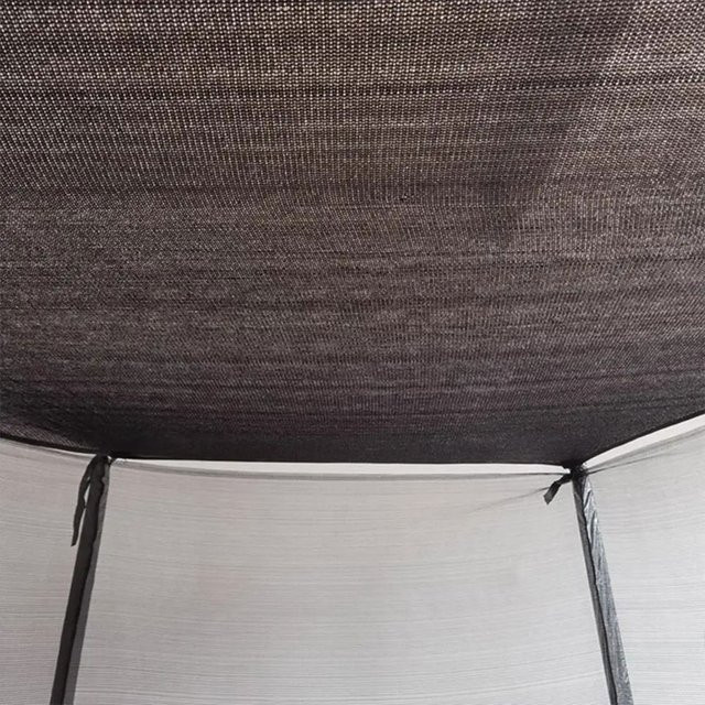 JOCESTYLE Trampolin-Sonnenschutzabdeckung in Schwarz mit Anti-UV-Schutz für Garten und Spielplatz - Bild 1
