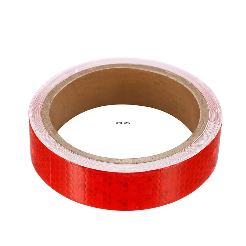 Satop Cinta Reflektierendes Warnband mit glänzenden Sternen in Rot, wasserdicht und selbstklebend, Länge: 5 m - Bild 4
