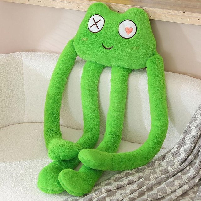 Yiran toy Oktopus Plüschtier, mit langen Beinen, Grün, Bunt / Mehrfarbig - Bild 1