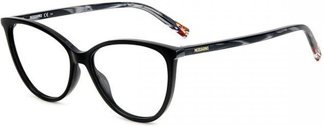 Missoni Mis 0136 Korrektionsbrille, Vollrand, Cat-Eye, Damen, Black, Grey, Acetat - Bild 1
