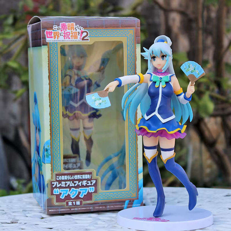 Bandai Aqua Action Figure aus Kono Subarashii Sekai ni Shukufuku! in Blau und Mehrfarbig, Höhe: 20 cm - Bild 6