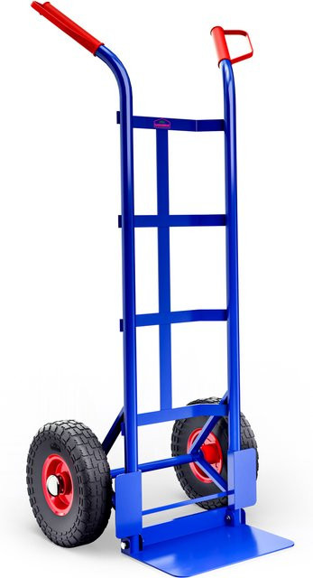 Klappbare Sackkarre Gardebruk aus Stahl in Blau mit 200 kg Tragkraft, B/T/H: 45 x 54 x 112 cm - Bild 1