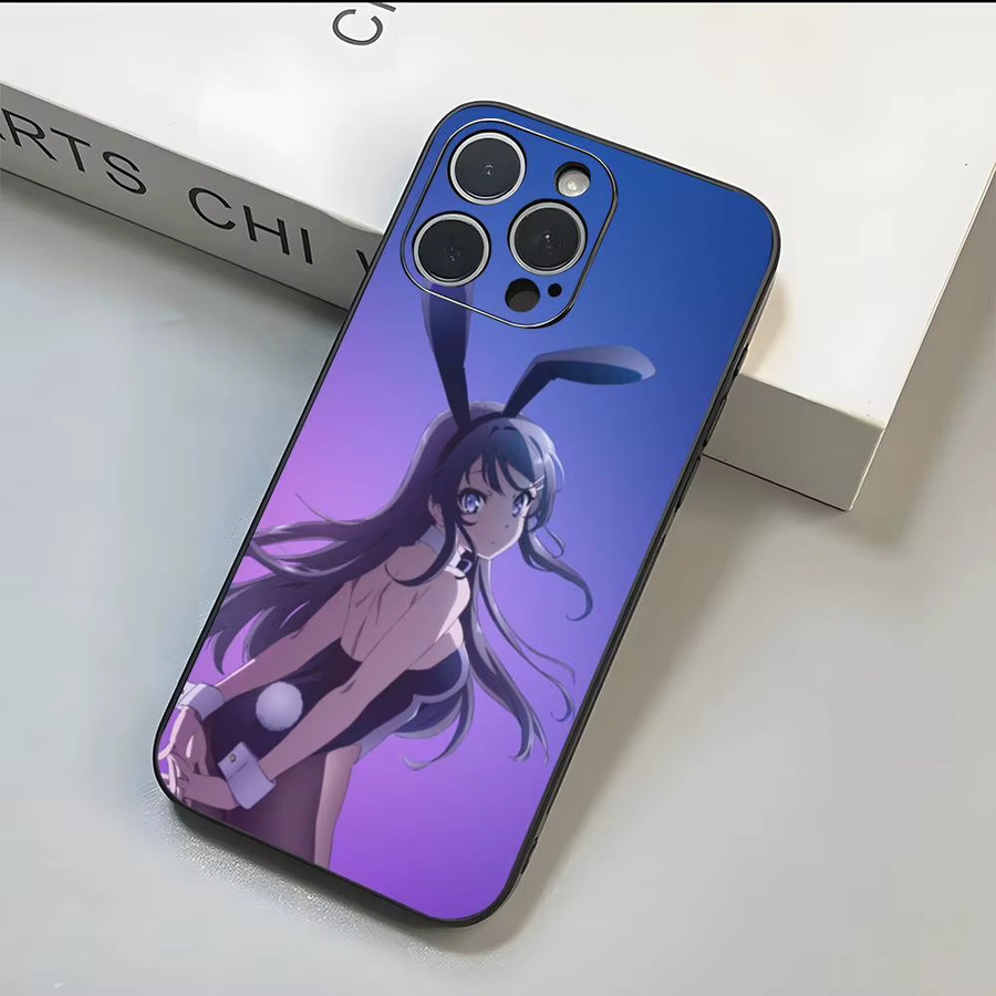 Anime Mai Sakurajima Handyhülle für Apple iPhone 12-17 Air Plus Pro Max, bunt, satiniert und glänzend - Bild 2
