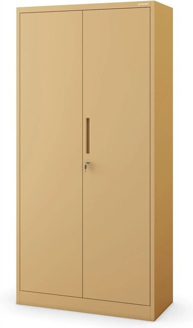 Jan Nowak Mehrzweckschrank Dawid Fresh Style Beige, abschließbar, B/T/H: 90 x 45 x 185 cm - Bild 1