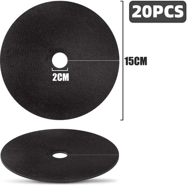 20 Stück Unkrautmatte aus Vliesstoff in Schwarz von YWZT Home Depot als Mulchring und Baumschutzmatte zur Unkrautbekämpfung und zum Wurzelschutz für Bäume und Obstbäume, Durchmesser: 15 cm, Dicke: 2 cm - Bild 1