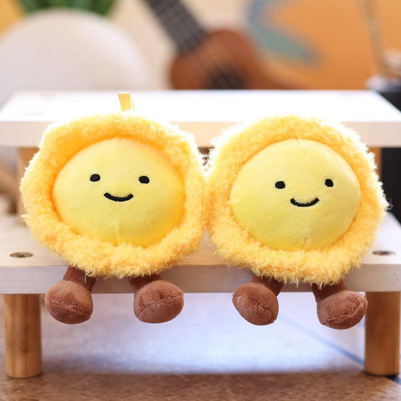 Fashnics Kawaii Plüsch Eierkuchen Sonnenblumen Schlüsselanhänger Plüschtier - Bild 4