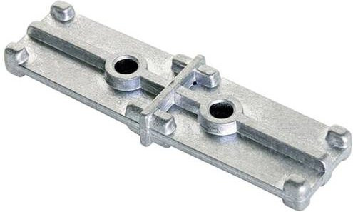 Günzburger Steigleiterverbinder 61236 aus Aluguss in Silber - Bild 1