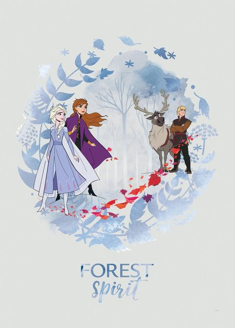 Komar Wandbild Frozen Spirit Kinderwelten, bunt, Breite: 50 cm, Höhe: 70 cm - Bild 1