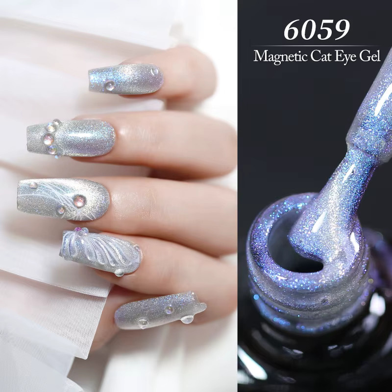 Arte Clavo Aurora Magnetisches Katzenaugen-Gel, 10 ml, Glänzend - Bild 2