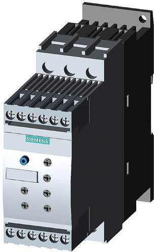 Siemens Sanftstarter 3RW4024-1TB05 in Grau, Motorleistung 5.5kW bei 400V, Nennstrom 12.5A - Bild 1