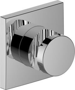 Keuco Wandbrausehalter IXMO Eckig in Rot und Silber für rechte oder linke Verwendung - Bild 1