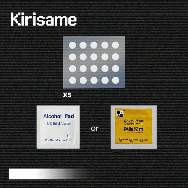 Kirisame Zhui 100 Stück Universelle PTFE Mausgleiter mit 2,5D Bogenform für DIY Geschwindigkeits-Mausfüße - Bild 1