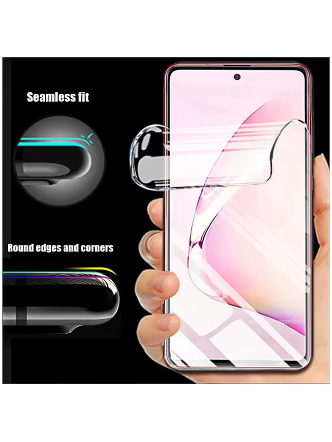 4er Pack Hydrogel Displayschutzfolien für Samsung Galaxy S24 Ultra S25 S23 S22 S21 FE A56 5G A55 5G A53 A35 A34 A13 5G A05s in Transparent - Bild 7