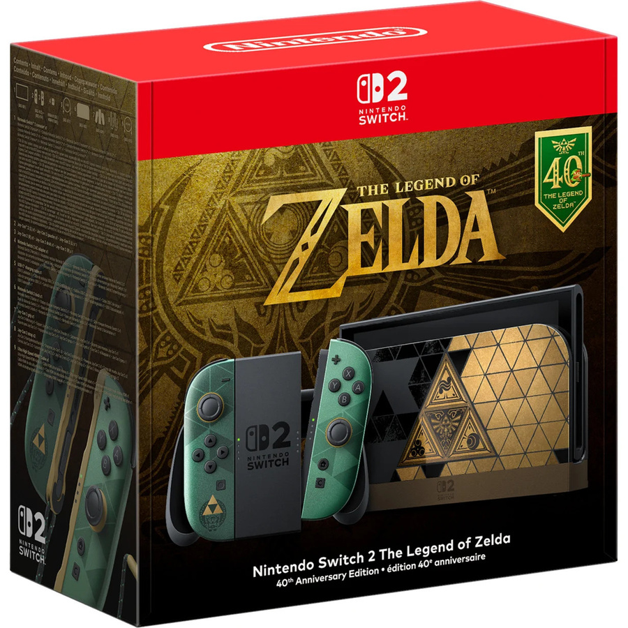 Nintendo Switch 2 Handheld-Konsole The Legend of Zelda-Edition in Grün - Bild 1