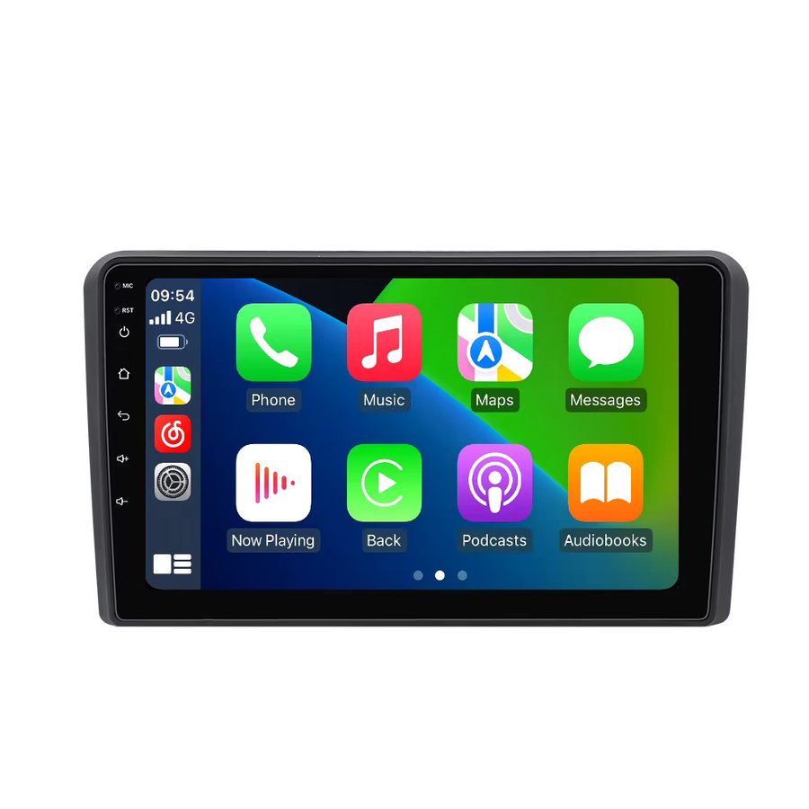 MEKEDE Drahtloses CarPlay und Android Auto Radio für Audi A3 8P 2003-2013 mit WiFi, Bluetooth und GPS in Schwarz - Bild 5