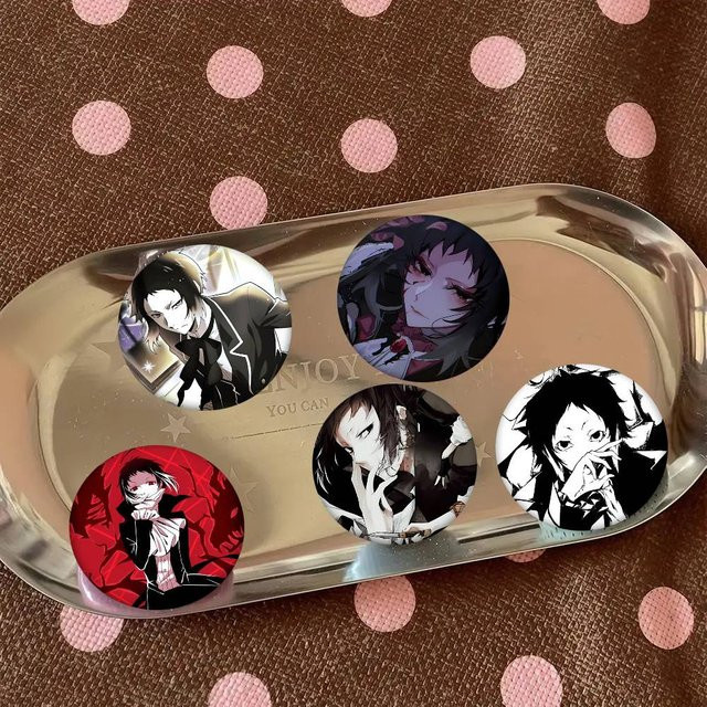 KAYOU Brosche, R-Ryunosuke Akutagawa, Rundes Abzeichen - Bild 1