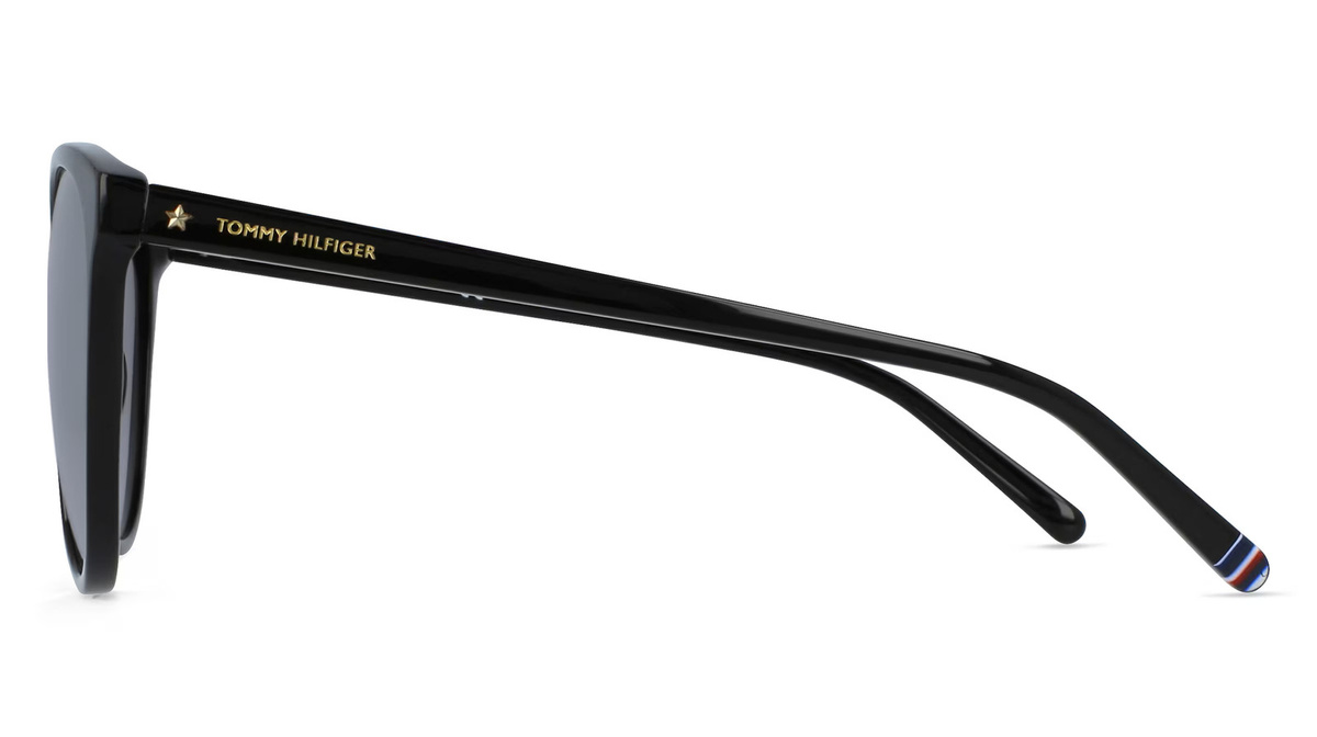 Tommy Hilfiger TH 1724/S Sonnenbrille Butterfly, Vollrand, Acetat, schwarz, Damen - Bild 2