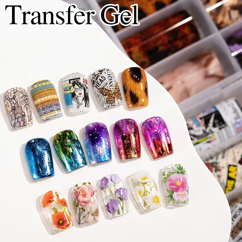 Puente Transfergel für Nagelkunst-Folienaufkleber, 15 ml - Bild 3