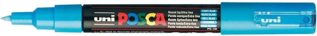 POSCA Marker PC-1MC Fine Brush in Hellblau - Bild 1