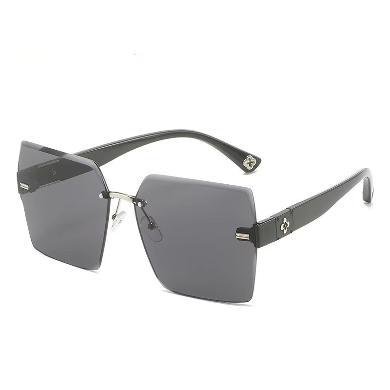BMAD Sonnenbrille, quadratisch, randlos, Unisex, Farbverlaufslinse - Bild 3
