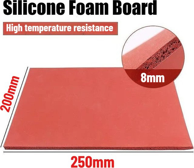YIAEEY Silikon-Laminierpad Hochtemperatur-beständiger Weichschaum-Schwamm als Druckmatte - Bild 1