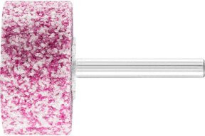 PFERD TOOLS STEEL Schleifstift Zylinder Pink für Stahl und Stahlguss Durchmesser: 40 mm, Länge: 20 mm, Schaft-Durchmesser: 6 mm - Bild 1