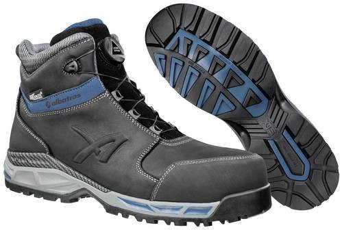 Albatros TOFANE BLACK QL CTX MID S3 Sicherheitsstiefel aus Leder in Schwarz/Blau, Größe 40 - Bild 1