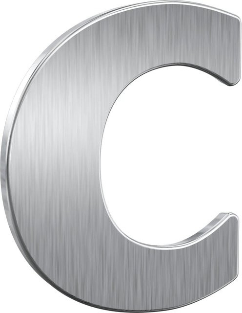 BASI Hausnummer Buchstabe HN 150 C aus Edelstahl in Silber - Bild 1