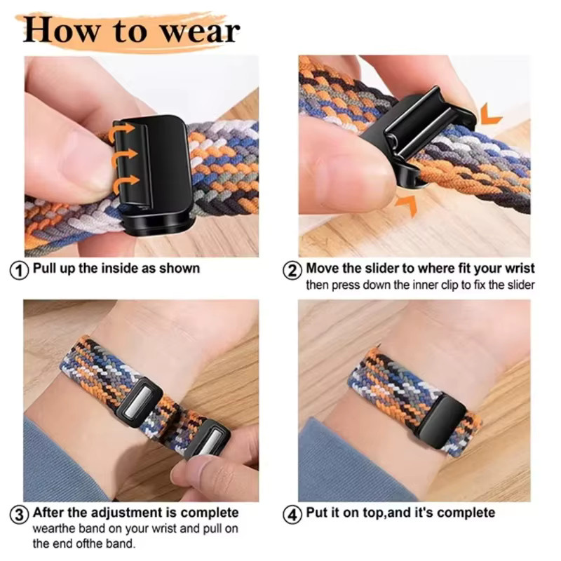 Huawei Uhrenarmband Nylon, Bunt, Unisex - Bild 5