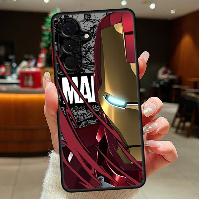 Marvel Spiderman und Ironman Handyhülle Case für Samsung Galaxy A-Serie in Multicolour - Bild 1