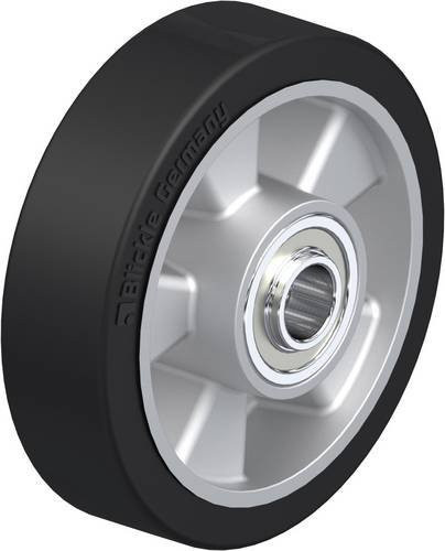 Blickle 1701 ALEV 140/20K Schwerlast-Rad in Schwarz mit Aluminium-Komponenten, Durchmesser: 140 mm, Tragfähigkeit: 300 kg - Bild 1