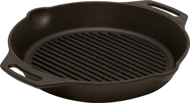 Petromax Grill-Feuerpfanne GP30H-T aus Gusseisen mit 2 Henkeln, Durchmesser: 30 cm - Bild 2
