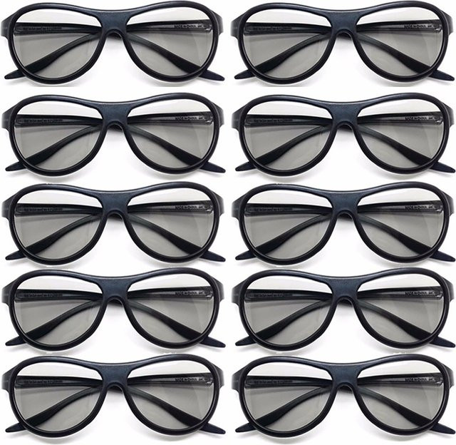 TPFNet 3D Brille passiv polarisiert in Schwarz - Bild 1