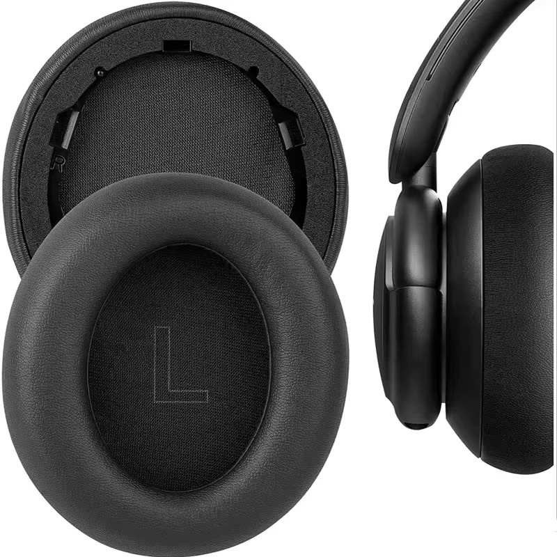 Anker Soundcore Ersatz-Ohrpolster für Life Q30 und Q35 Kopfhörer aus schwarzem Proteinleder mit Memory-Schaum - Bild 7