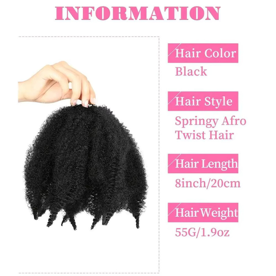Shesbeauty Marley Twist Crochet Hair, Ombre, Unisex - Bild 1