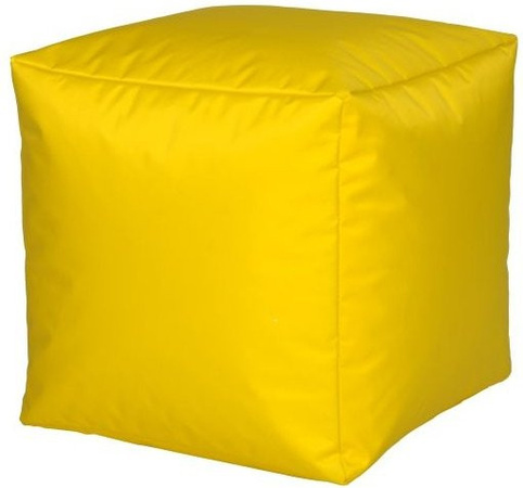 Linker Licardo Sitzwürfel aus Nylon in Gelb B/T/H: 40 x 40 x 40 cm