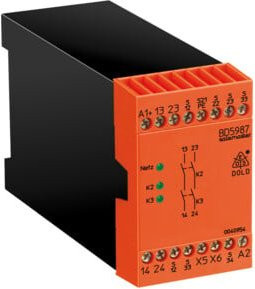 dold Not-Aus-Modul AC50/60HZ 230V BD598702/001 orange - Bild 1