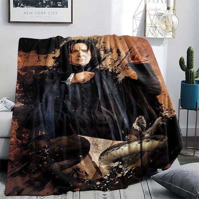 Severus Snape Flanelldecke in Schwarz, B/B: 130 x 150 cm - Bild 1