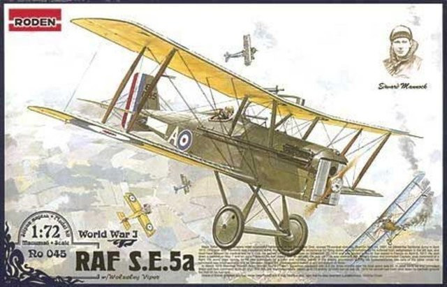 Roden RAF S.E.5a w/Wolseley Viper, Fahrzeuge, 1:72, Braun - Bild 1