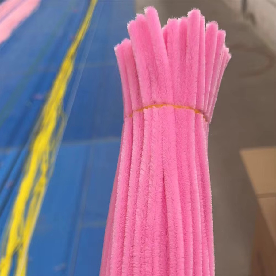 Chenille Stiele Stick Reiniger, pink, 100-teiliges Set, 30 cm - Bild 2