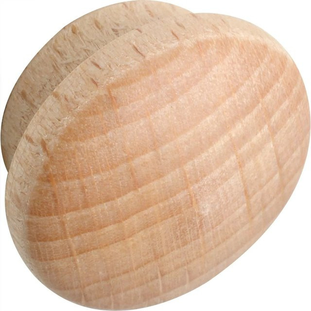 Alles im Griff Holzabdeckkappe aus Buche, Farbe Beige, Durchmesser: 16 mm, Zapbendurchmesser: 12 mm, Zapfenlänge: 4 mm - Bild 1