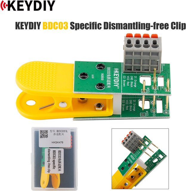 KEYDIY BDC03 Clip für BMW, demontierungsfreier Clip für BDC3-Schlüssel, passend zu KD-X4 und KD-MAX - Bild 1