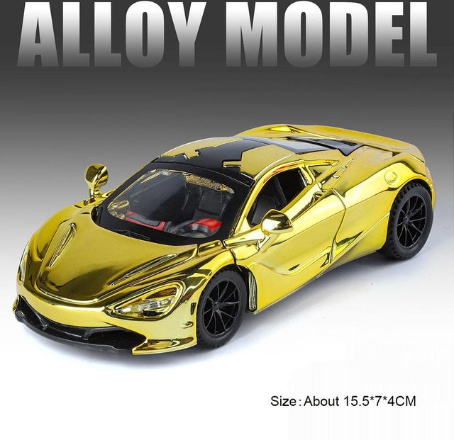 Linyi toy car 720S Senna Leichtmetall-Sportwagen, 1:32, mit Sound und Licht, ab 14 Jahren - Bild 1