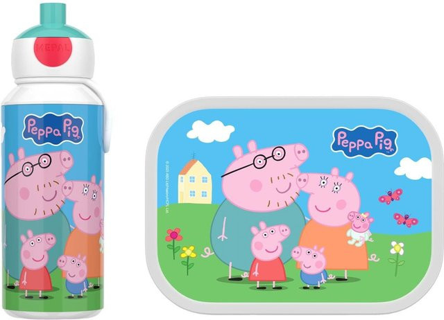 Mepal Lunchset Campus 2-teilig mit Besteck und Trennfächern, Multicolour - Bild 1