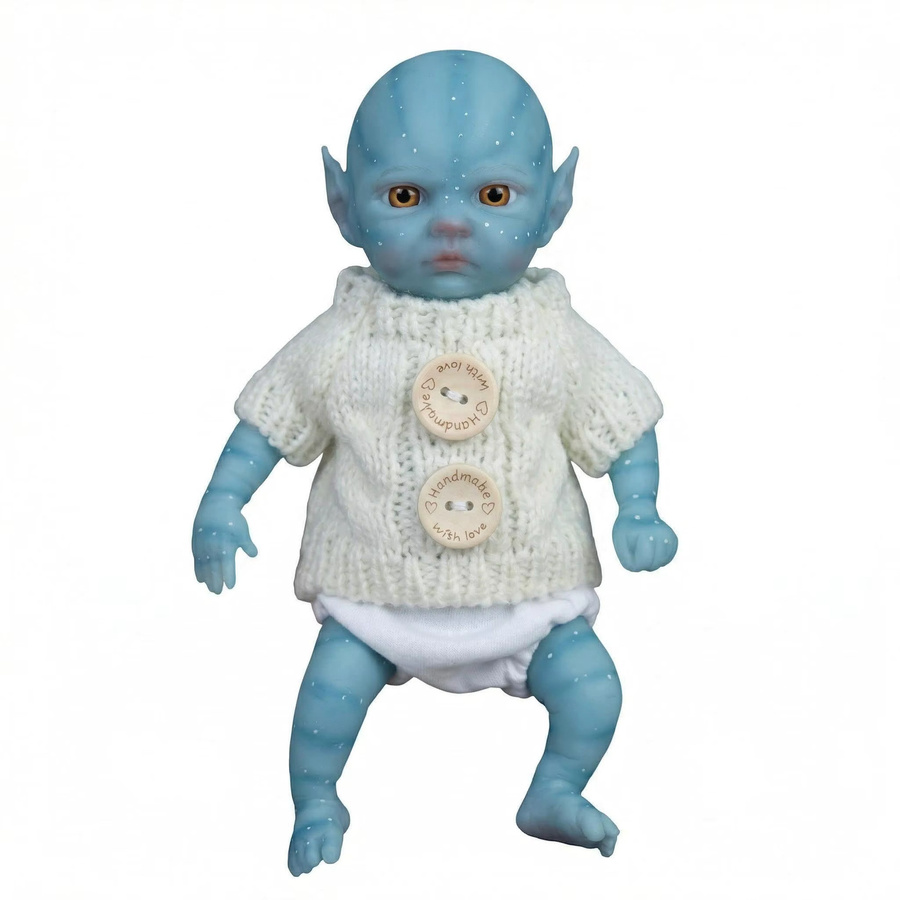 NPK Avatar Kunstpuppe, Silikon, Fantasy, 8-Zoll - Bild 4