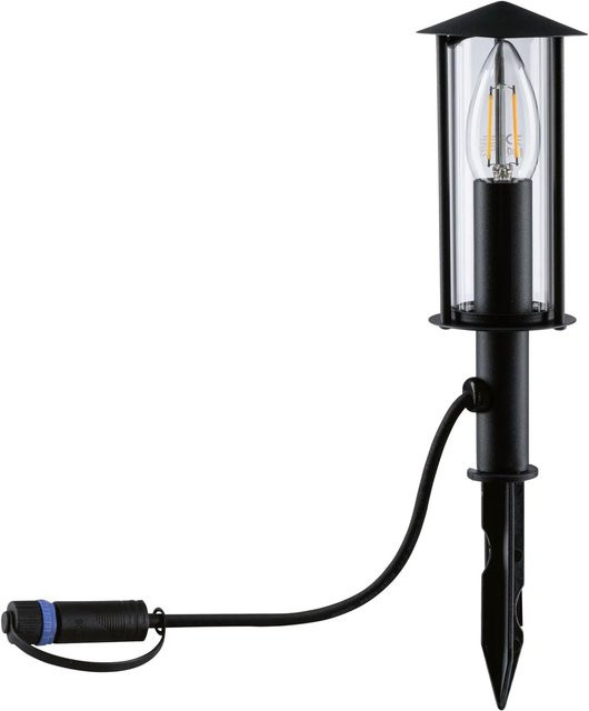 Paulmann Plug & Shine Minipoller Classic LED Gartenleuchte Anthrazit IP44 24V Warmweiß - Bild 1