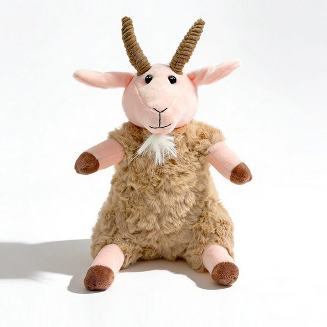 Yiran toy Sitzendes Ziegen-Stofftier, Kuscheltier, ab 14 Jahren - Bild 1